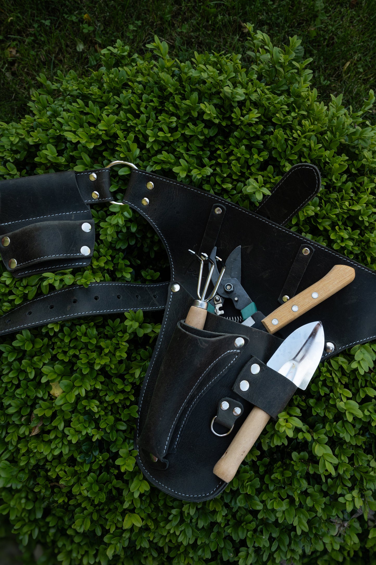 Leather Garden Tool Belt