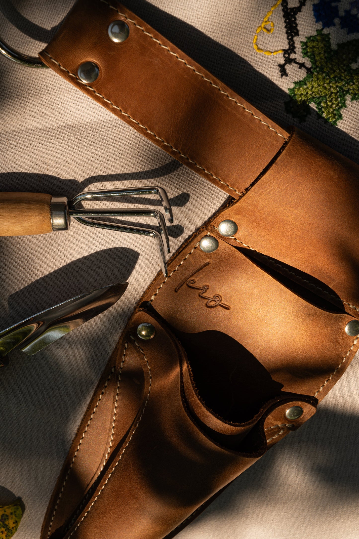 Hori Hori Leather Sheath Belt