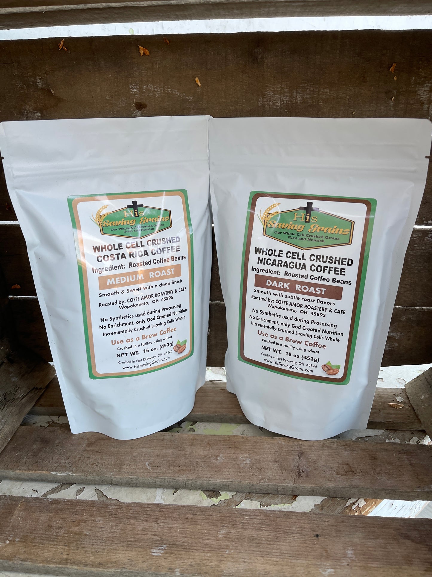 His Saving Grains Nicaraguan Coffee: Dark Roast