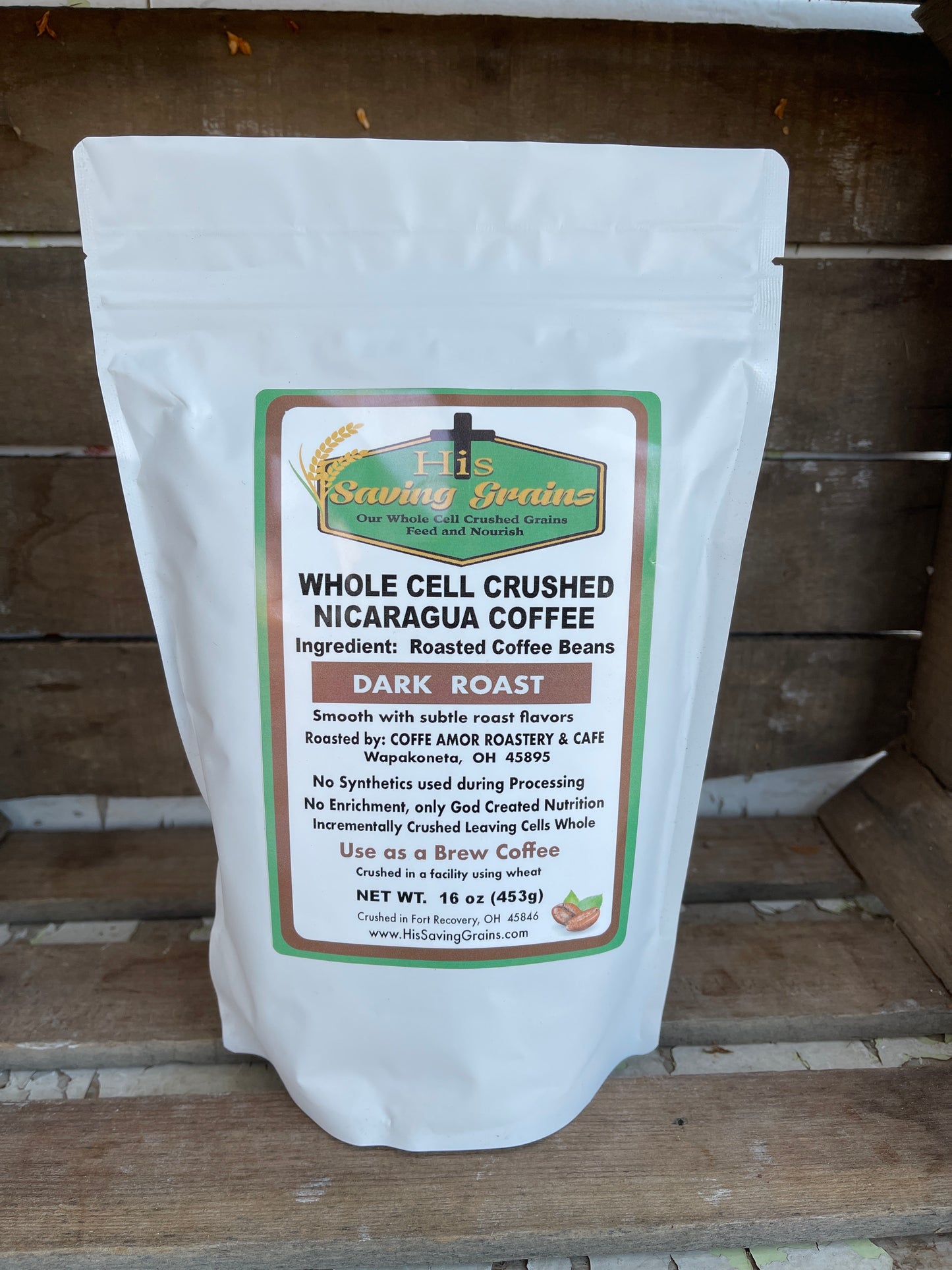 His Saving Grains Nicaraguan Coffee: Dark Roast
