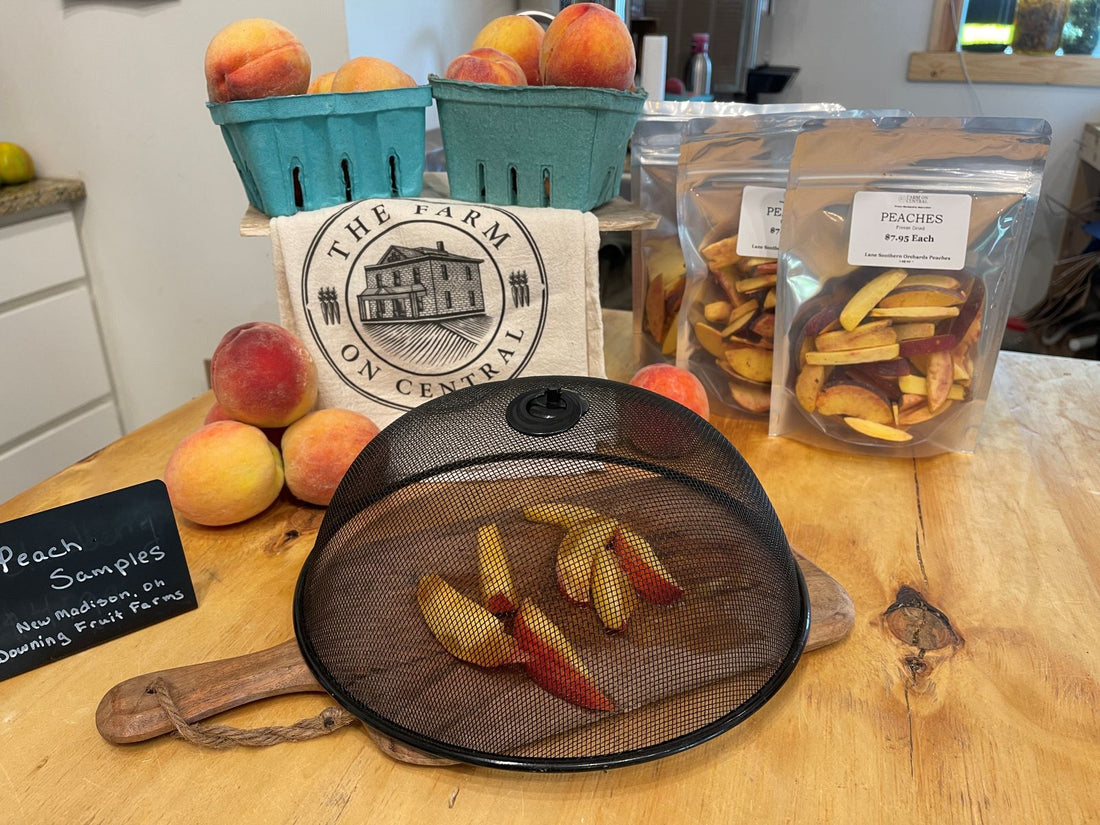 peach slice food samples