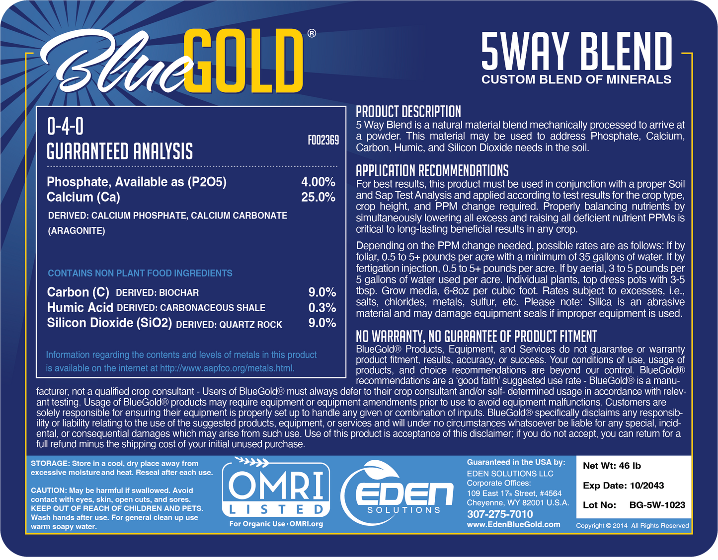 Blue Gold 5WAY Blend