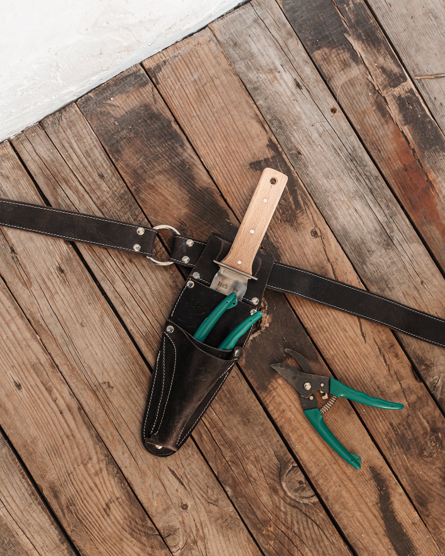 Hori Hori Leather Sheath Belt