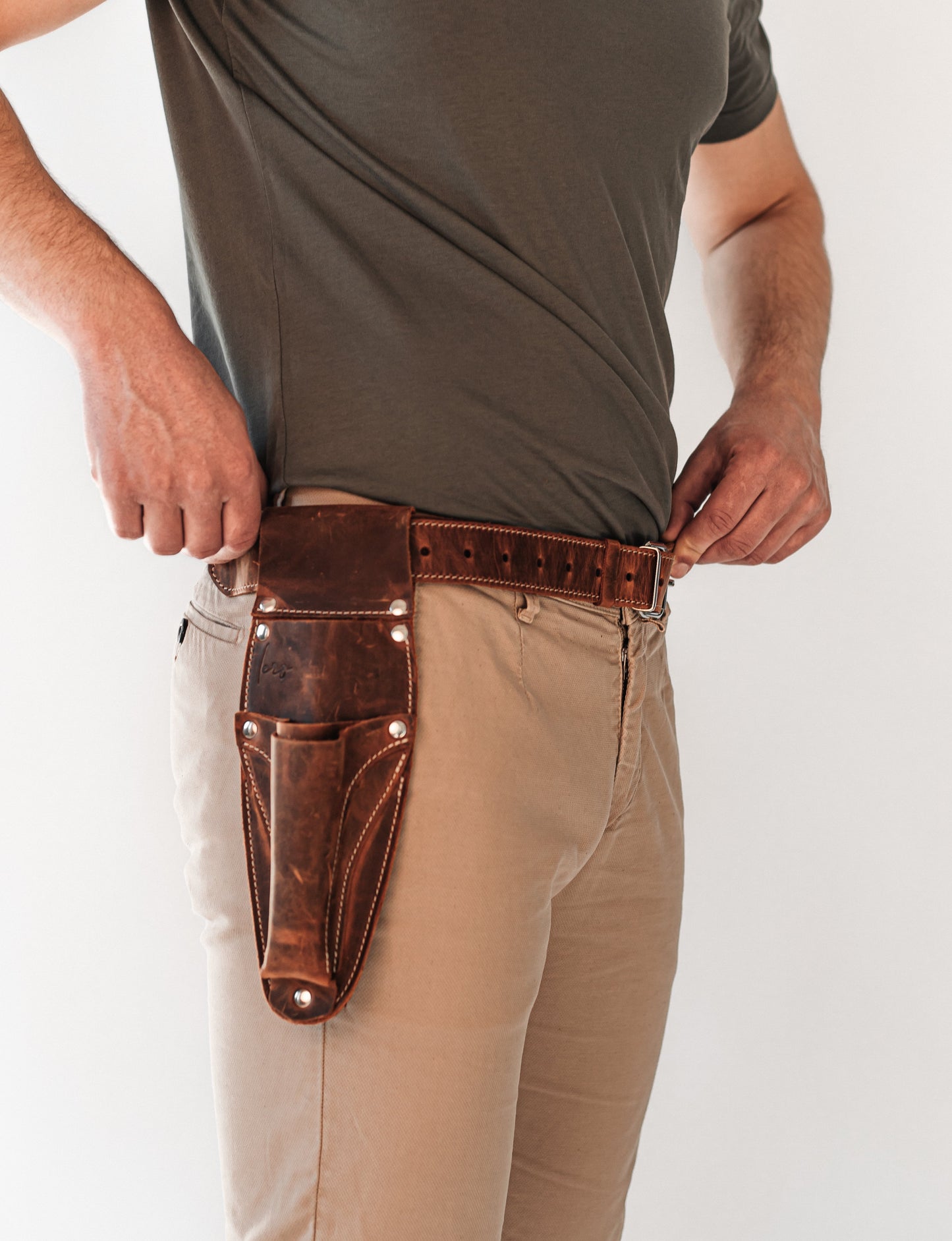 Hori Hori Leather Sheath Belt