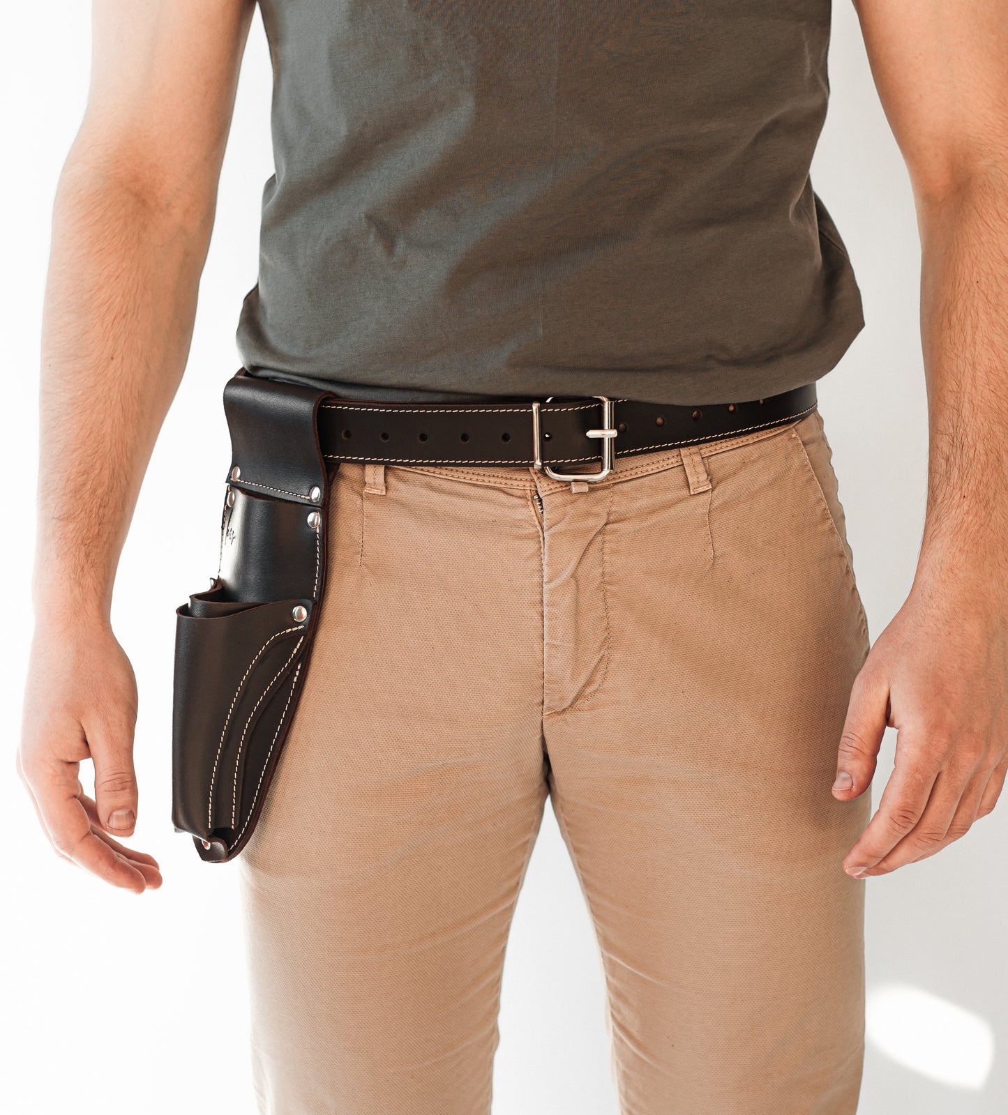 Hori Hori Leather Sheath Belt