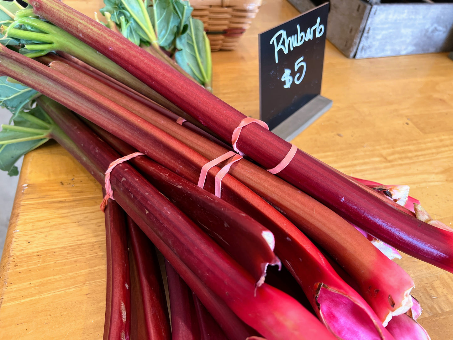 Crimson Red Rhubarb