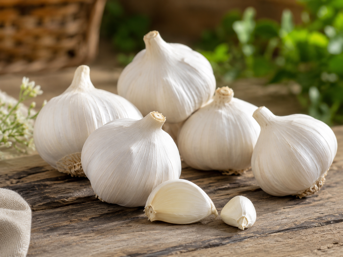 Spring White Garlic