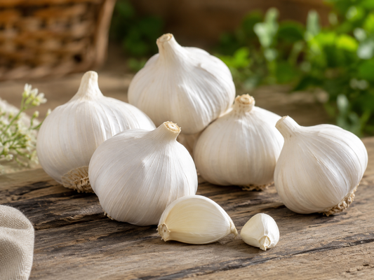 Spring White Garlic
